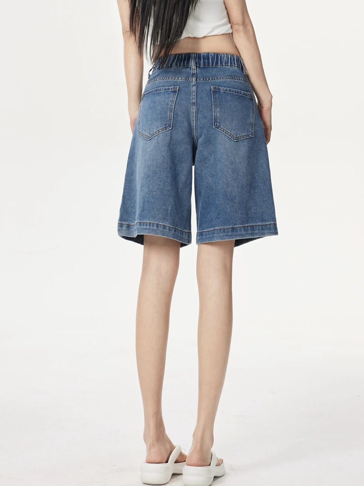 מכנסי ג'ינס קצרים דגם Éveline